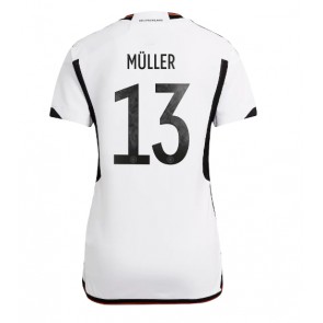 Tyskland Thomas Muller #13 Hemmatröja Kvinnor VM 2022 Kortärmad